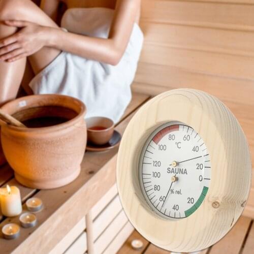 Digital Thermometer and Hygrometer Sauna Room Temperature Control Temperature and Humidity Meter for Daily Sauna Bath