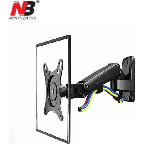 Free Shipping Gas Spring NB F120 for 17-27 inch Full Motion LCD LED Monitor Holder Aluminum Arm Bracket max loading 7 kgs