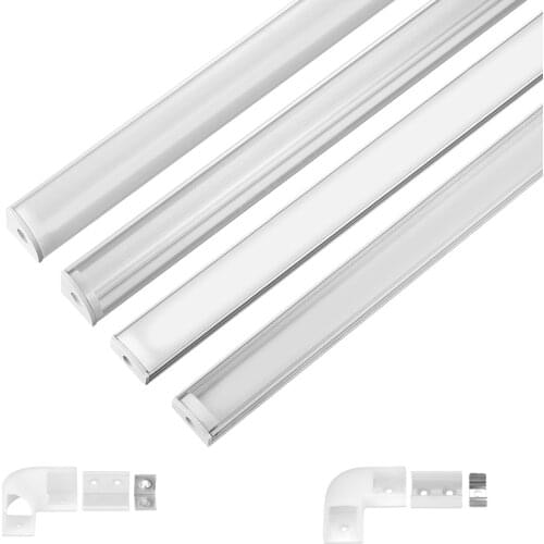 DHL 1M LED aluminum profile U/V-shaped, used for 5050 5730 LED rigid light bar LED light bar aluminum channel housing