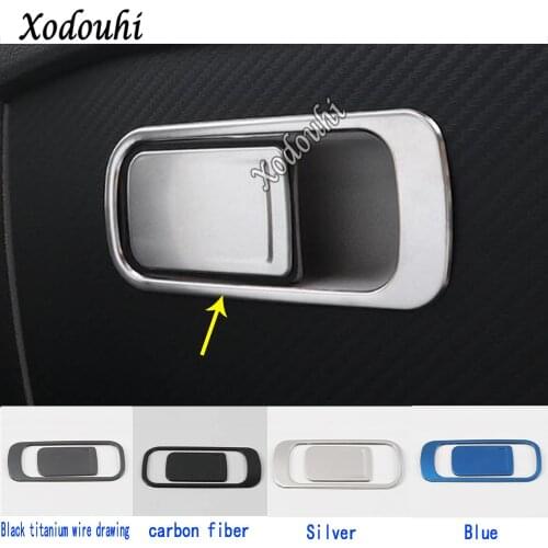 For Volkswagen VW T-cross Tcross 2018 2019 2020 2021 Body Cover Co-pilot Glove Box Front Trim Lamp Panel Frame Sticker Hood