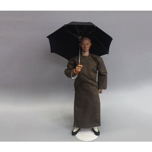 1/6 Action figure scene accessories black umbrella model for 12 inch movable doll accessories