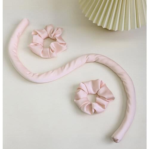 Heatless Curling Rod Headband No Heat Curls Ribbon Hair Rollers Sleeping Soft Headband Hair Curlers DIY Hair Styling Tools