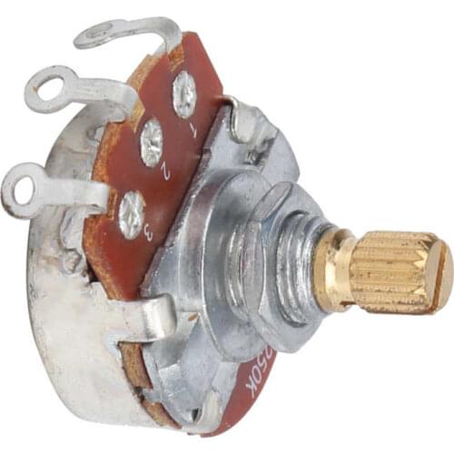 Audio Volume Taper Potentiometers Electric Guitar Volume Pot Electric Bass Potentiometers for Dual‑coil Electric Guitars for