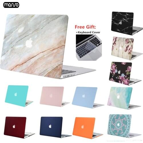 MOSISO Matte Hard Case For MacBook Air Pro Retina 11 12 13 15 Laptop Cover Case For New Pro 15.4 13.3 inch with Touch Bar Sleeve