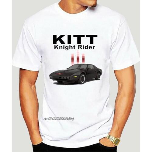 KITT KNIGHT RIDER 1982 PONTIAC UNISEX T-SHIRT Summer Cotton Tshirt Men Brand tee-shirt Sbz1147 1684A