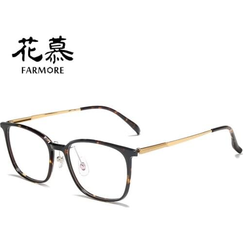 Full-Frame Glasses Frame round and Square Business Mens New Fashion Can Match Myopia Glasses Frame 3050