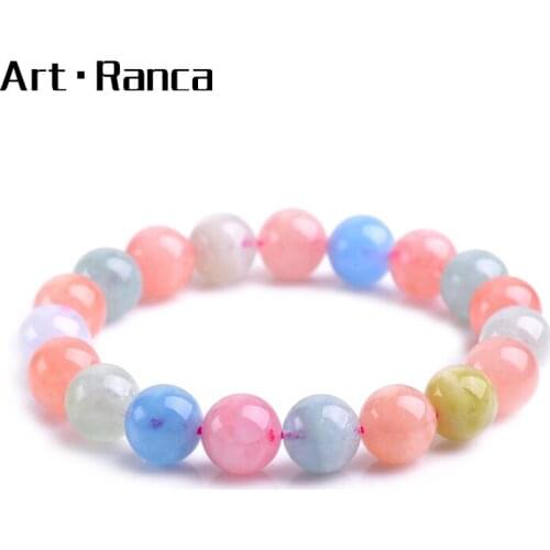 Natural Morgan Stone Fashion Flower Fairy Romantic Sweet Transport Bracelet