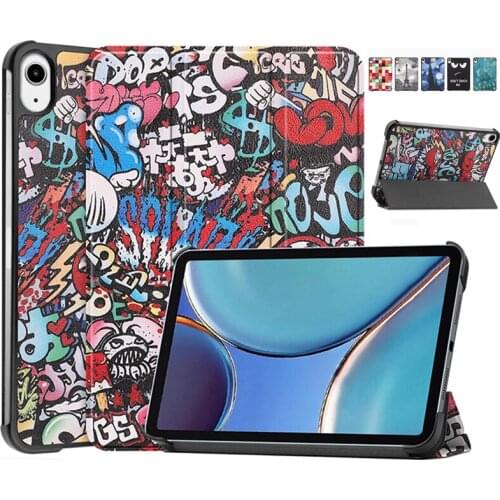 New Multi-fold Tablet Cases for iPad mini 6 8.4inch Case for iPad 2021 mini 6 8.4 Flip Folding Stand hard Smart Case Cover funda