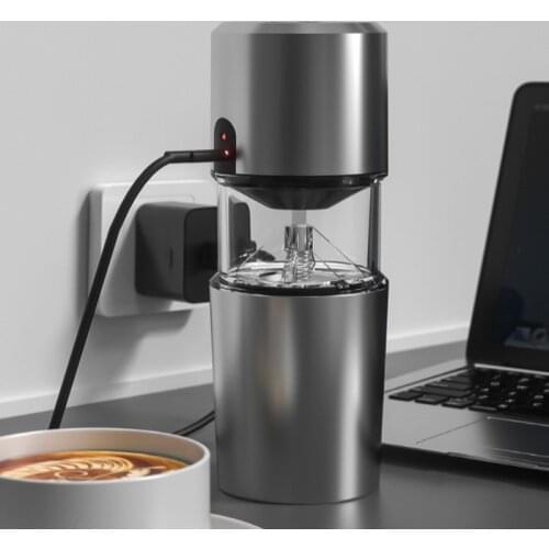 Portable Coffee Machine One-person Household Hand-made Coffee Bean Grinding Machine USB Charging Electric Grinder Coffee Grinder