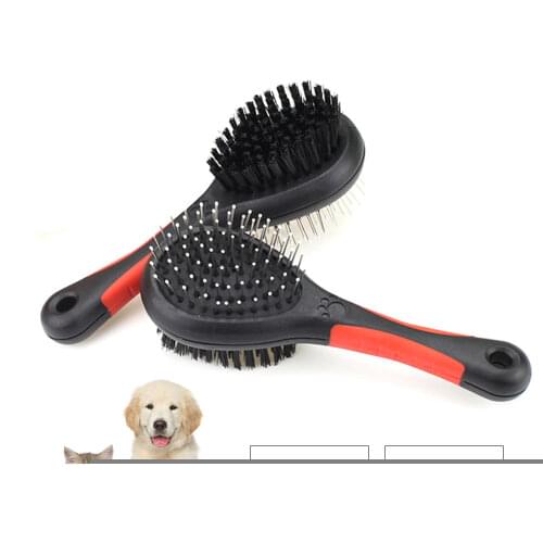 Combs for Dog Hair Remover Pet Double Sided Bath Brush Comb for Cat Pet Grooming Pet Hair Cleaning Pet Cat Dogs Comb