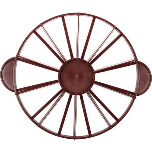 Cake Divider Slice Pie Cake 10 / 12 Piece Equal Portion Marker Divider Dark red