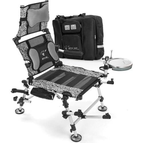 New Loading 200kg Folding Fishing Chair Portable Comfortable Lying Fishing Box Light Multi-purpose Beach Chairs