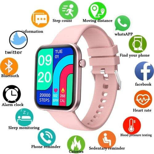 LIGE New Men Smart Watch Wristband Men Women Sport Clock Heart Rate Monitor Sleep Monitor Bluetooth Call Smartwatch for phone