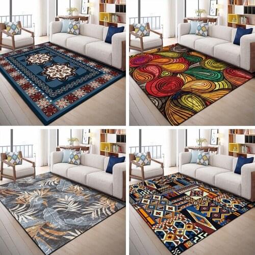 Modern Persian 3D Printing Wood Floor Mat/Rug Child Room Decor Carpets For Living Room Bedroom Home Hallway Area Big Rugs Carpet