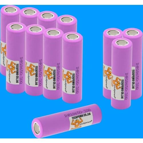 YECKPOWO INR18650 30Q battery li-ion batteries 10C rate high drain 30A 3.7V 3000mah rechargeable akkumulator / 18650 charger