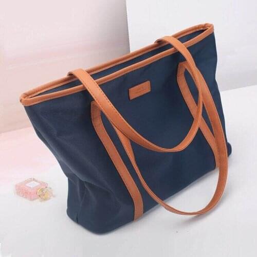 Womens Shoulder Bag Women Casual Easy To Match The Oxford Bunylon Bag Shopping Bag Double Shoulder Large-capacity Womens Bag