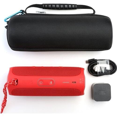 Hard EVA Zipper Carry Storage Box Bag + Soft Silicone Case Cover for JBL Flip 5 Bluetooth Speaker for JBL Flip5 Column