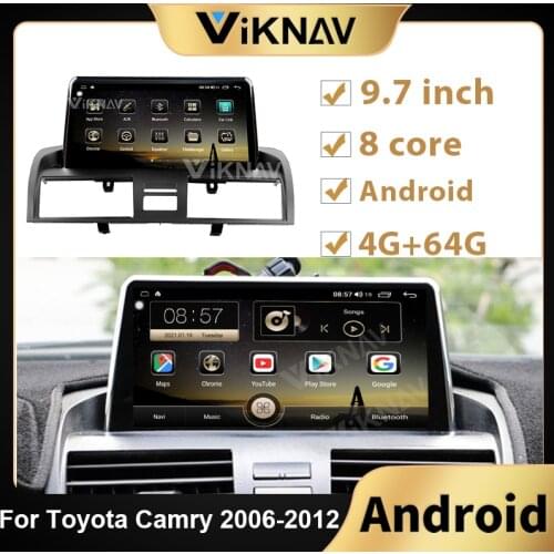 2 Din Android stereo receiver Car radio for Toyota Camry 2006 2007 2008-2012 car DVD multimedia player head unit GPS Navigation