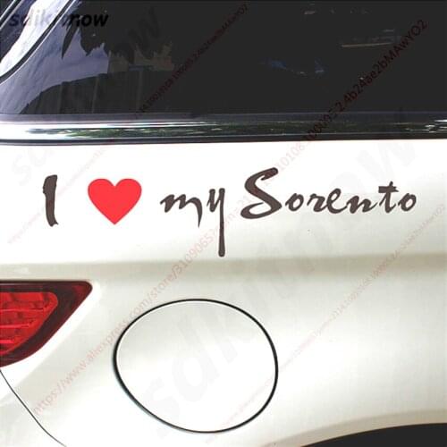 28x6.8cm Car Body Decal Bumper Sticker Styling Window Decoration For kia sorento 2011 2013 2014 2016 2017 2018 accessories