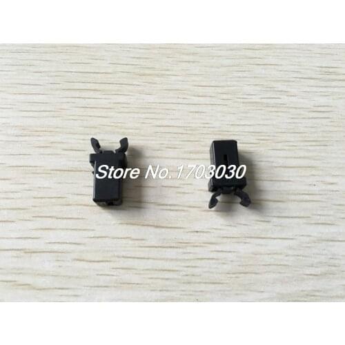 30 Pcs Spring Load Black Plastic Door Lock Toch Button Switch for RC Plane