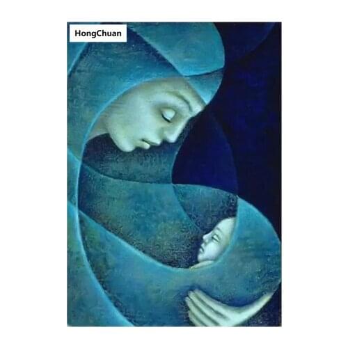 5D beautiful mother DIY square/round diamond painting cross stitch needlework home decorationmural mosaicdiamond embroidery gift