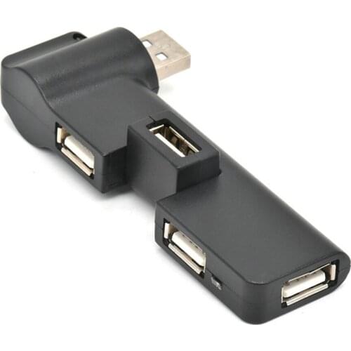 4-in-1 USB 4 Port Micro USB Adapter OTG USB Hub 2.0 Splitter Phone Data Charging Connector For PC Computer Car Portable Hard Dri