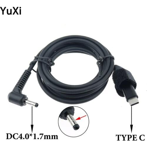 USB Type C to DC 4.0*1.7mm Converter Laptop Power Adapter Converter for Lenovo YOGA 510 710 MIIX5 7000 Air 12 13 ideapad 320