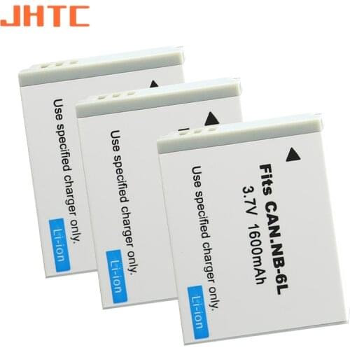 NB 6L NB6L NB-6L Battery 1600mAh for Canon Power-shot IXUS 310 SX240 SX275 SX280 SX510 SX500 HS 95 D10 D20 D30 Batteries Camera