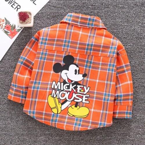 Childrens Spring and Autumn Shirts Boys and Girls Thin Long-Sleeved Shirts 2021 New Children Cardigan Plaid Casual Long Shirts