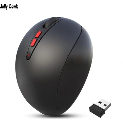 JellyComb Ergonomic Vertical Wireless Mouse 7 Buttons 2400DPI Optical Mice 2.4G Wireless Mouse for Game