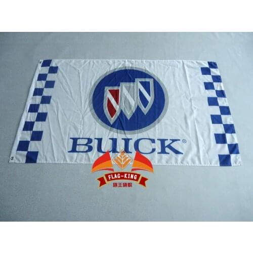 For buick racing car flag, flag king brand 90*150CM 100% polyester buick banner