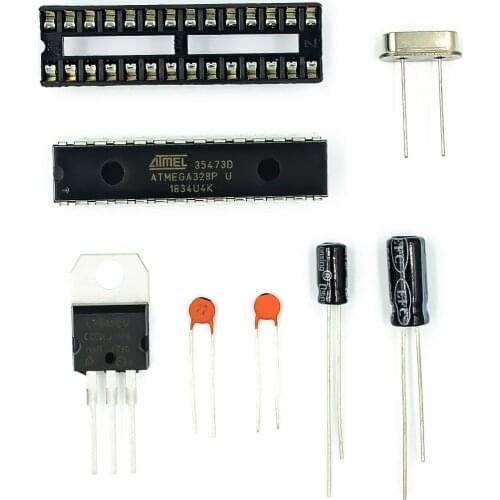 ATMEGA328P-PU without-Ar duino BOOTLOADER + DIP Socket & 16MHz crystal Kit