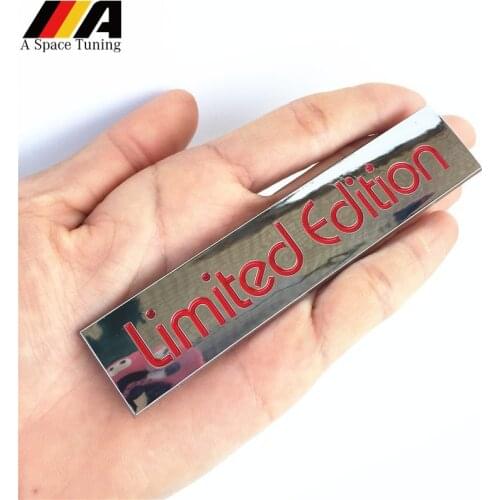 3D Limited Edition Chrome Emblem Badge Auto Car Sticker Motorcycle Decal for Suzuki Honda Kawasaki Yamaha Volkswagen Golf