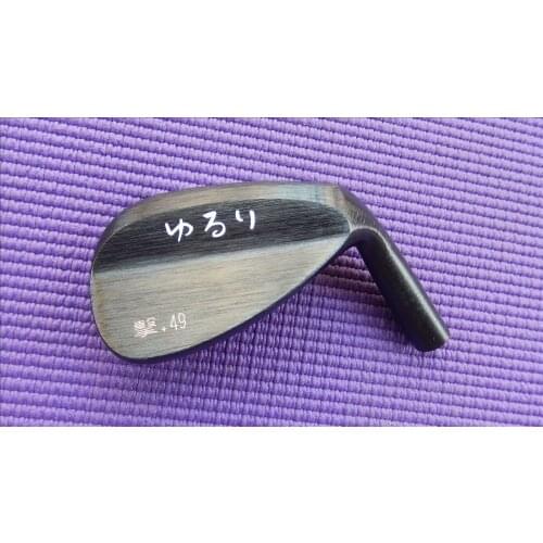 Forged Carbon steel golf wedge head black colour have 4 deg lofts choose