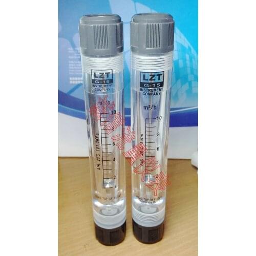 LZT-15G Pipeline Air Flow Meter Gas Flow Meter 1~10m3/h Inner Wire Tube Flow Meter