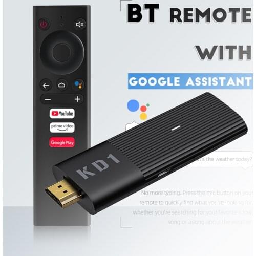 Mecool KD1 Smart TV Stick Global Android 10 Google Certified 2GB 16GB 1080P 4K HD 2.4G/5G Wifi TV Dongle for youtube google play