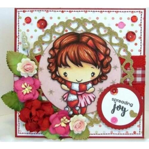 Boy Girl Metal Cutting Dies Embossing Stencil Paper Cut Dies Metal Stencil Clear Silicone Seal Stamping Mold