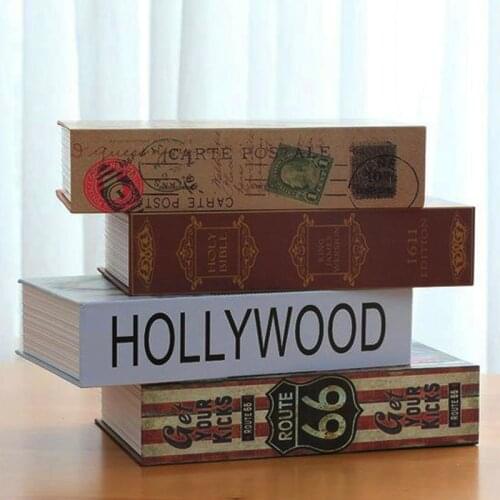 Dictionary Mini Safe Box Book Money Hide Secret Security Safe Lock Cash Money Coin Storage Jewelry key Locker Kid Gift DHZ008