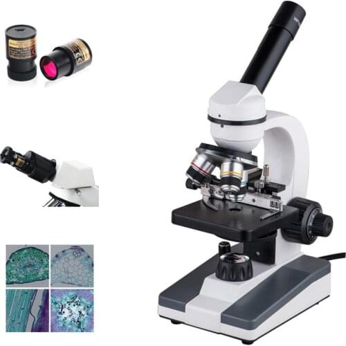 Monocular Microscopes Biological with 1.3M Eyepeice Microscope Camera XP901