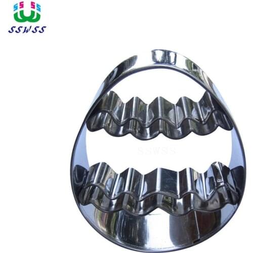 Easter Egg Shape Cake Decorating Fondant Cutters Tools,Colour Eggs Cookies Desserts Baking Moulds,Direct Selling
