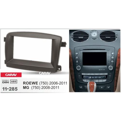 Radio Fascia for ROEWE (750) 2006-2011 MG (750) 2008-2011 Double Din Radio DVD Stereo CD Panel Dash Mount CARAV 11-285