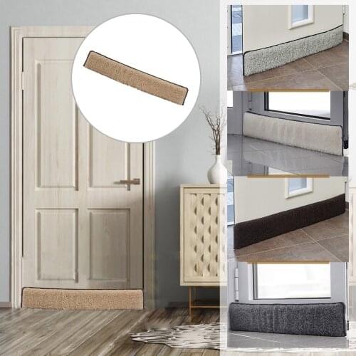 100cm Winter Warm And Cold Imitation Wool Door Seam Stickers 1PC Household Door Seam Insect-proof Door bottom seal Windbreak