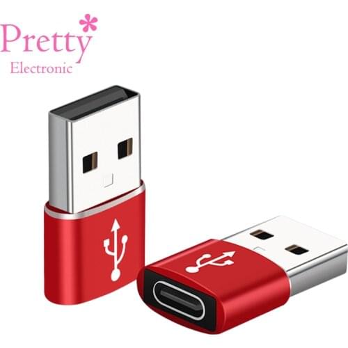 USB Male to Type C Female Cable For Tablet Mobile Phone Hard Disk OTG Adapter Converter USB-C Data Charger Type-C Converters