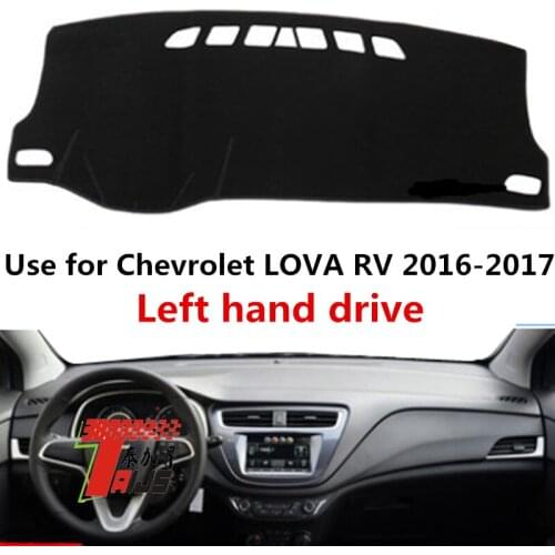 TAIJS Factory Sun Shade Anti Dust Polyester Fibre Car Dashboard Cover For Chevrolet LOVA RV 2016-2017 Left hand drive