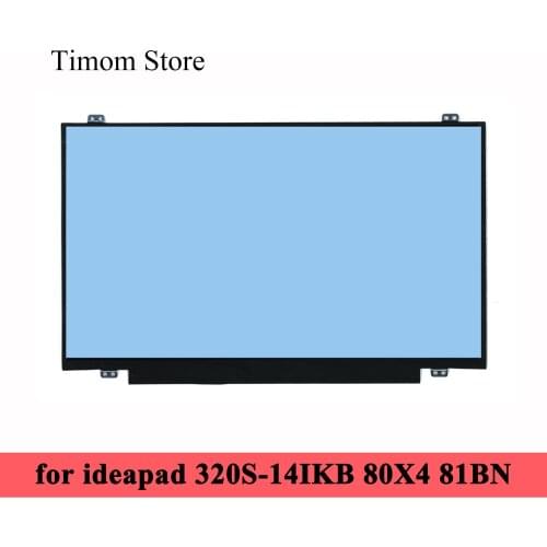 For ideapad 320S-14IKB 80X4 81BN Lenovo 320S 14IKB 320S-14 14.0" Laptop LCD Monitor 1366*768 eDP 30pin FHD 1920*1080 IPS Full HD