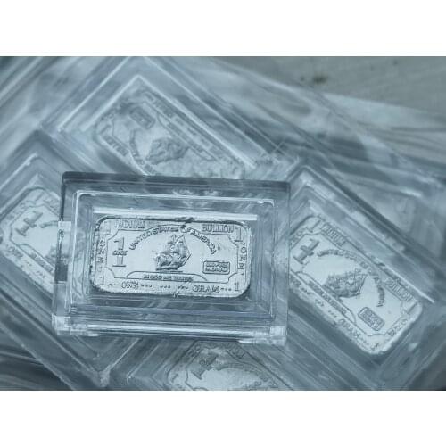 1 Gram .999 Fine Indium Iron Ship Bar A137