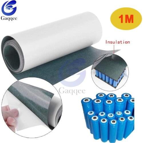1m 120mm 18650 Battery Insulation Gasket Barley Paper Li-ion Pack Cell Insulating Glue Patch Positive Electrode Insulate1S/2S/3S