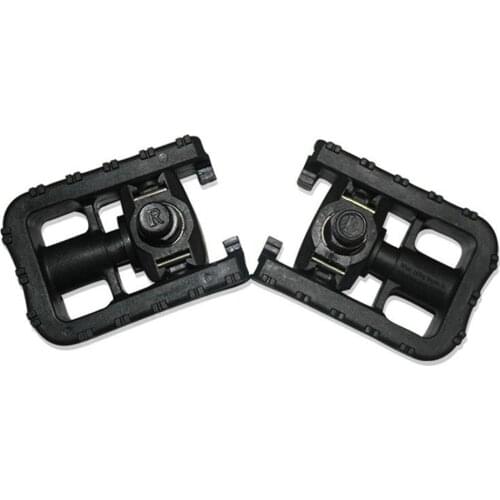 1 Pair Folding Bicycle Pedals Reflective Folding Mountain Bike Pedals For Mtb Road Cycling