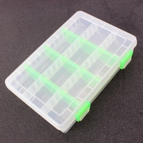 20cm*13cm*4cm Transparent Fishing Lure Box Fishing Lure Pesca Accessories Box Minnows Bait Fishing Tackle Container