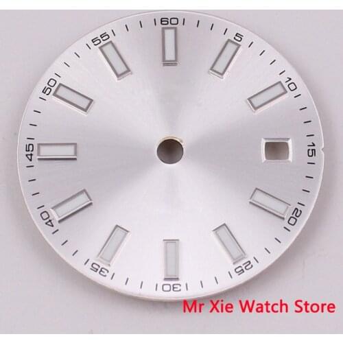 29.2mm Bliger sterile bright blue /white /black Dial fit ETA 2836/2824 DG2813/3804 Miyota 82Series movement